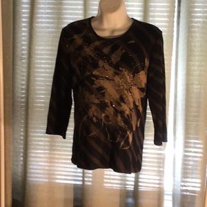 Women’s NICOLE MILLER casual top NWOT